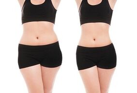 Lose weight for the abdomen and abdomen before and after exercise