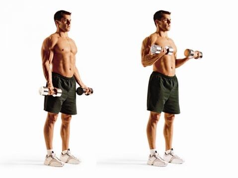 Lift biceps to lose weight