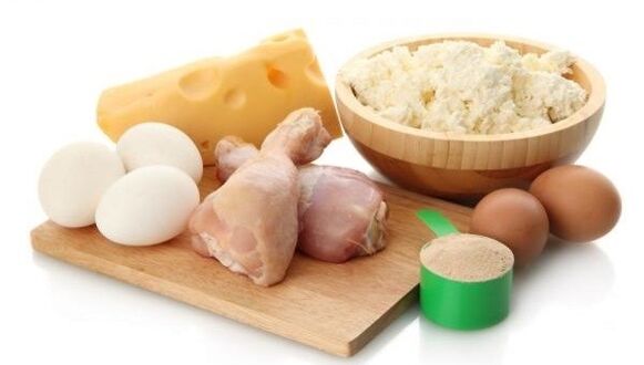 Protein foods in the diet